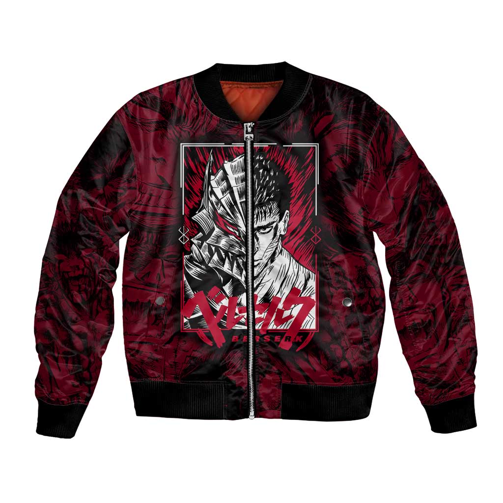 Guts Metal - Bererk Bomber Jacket Anime Style - The Mazicc