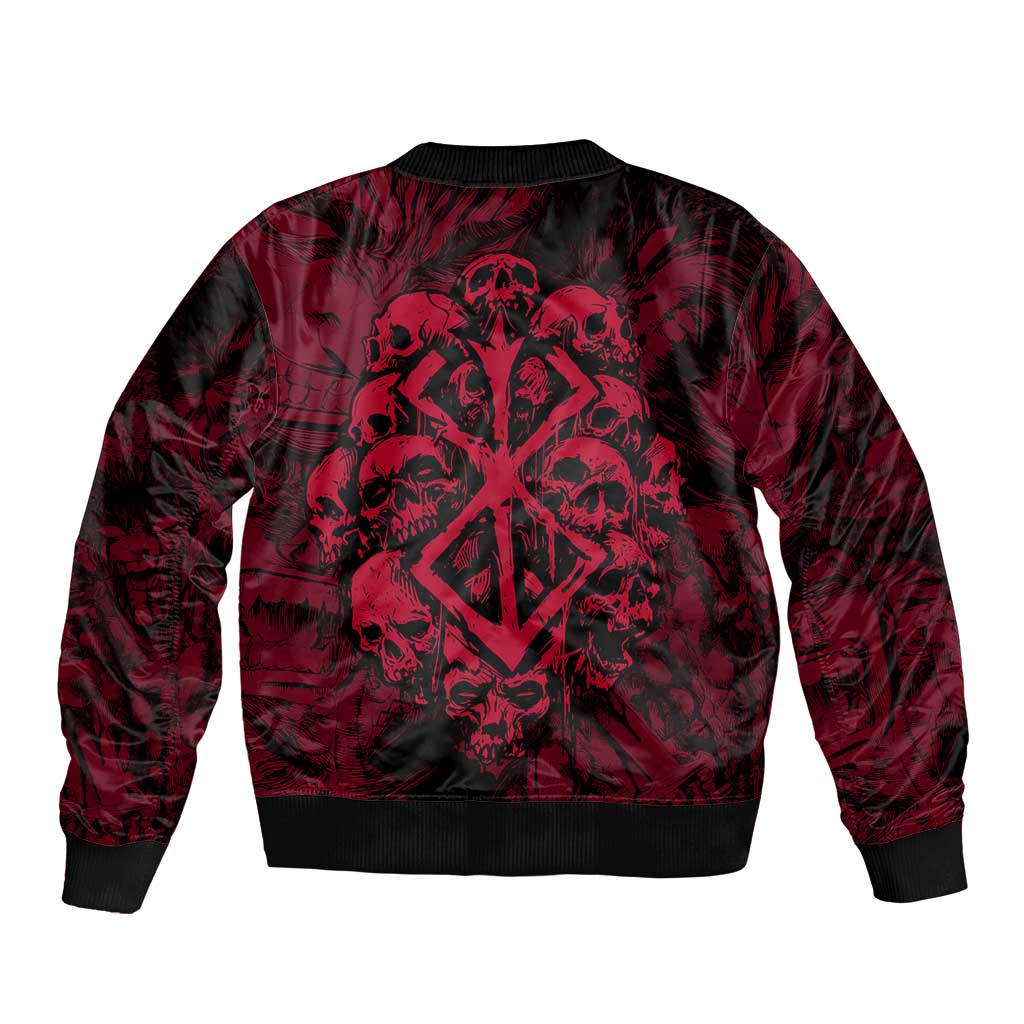 Guts Metal - Bererk Bomber Jacket Anime Style - The Mazicc
