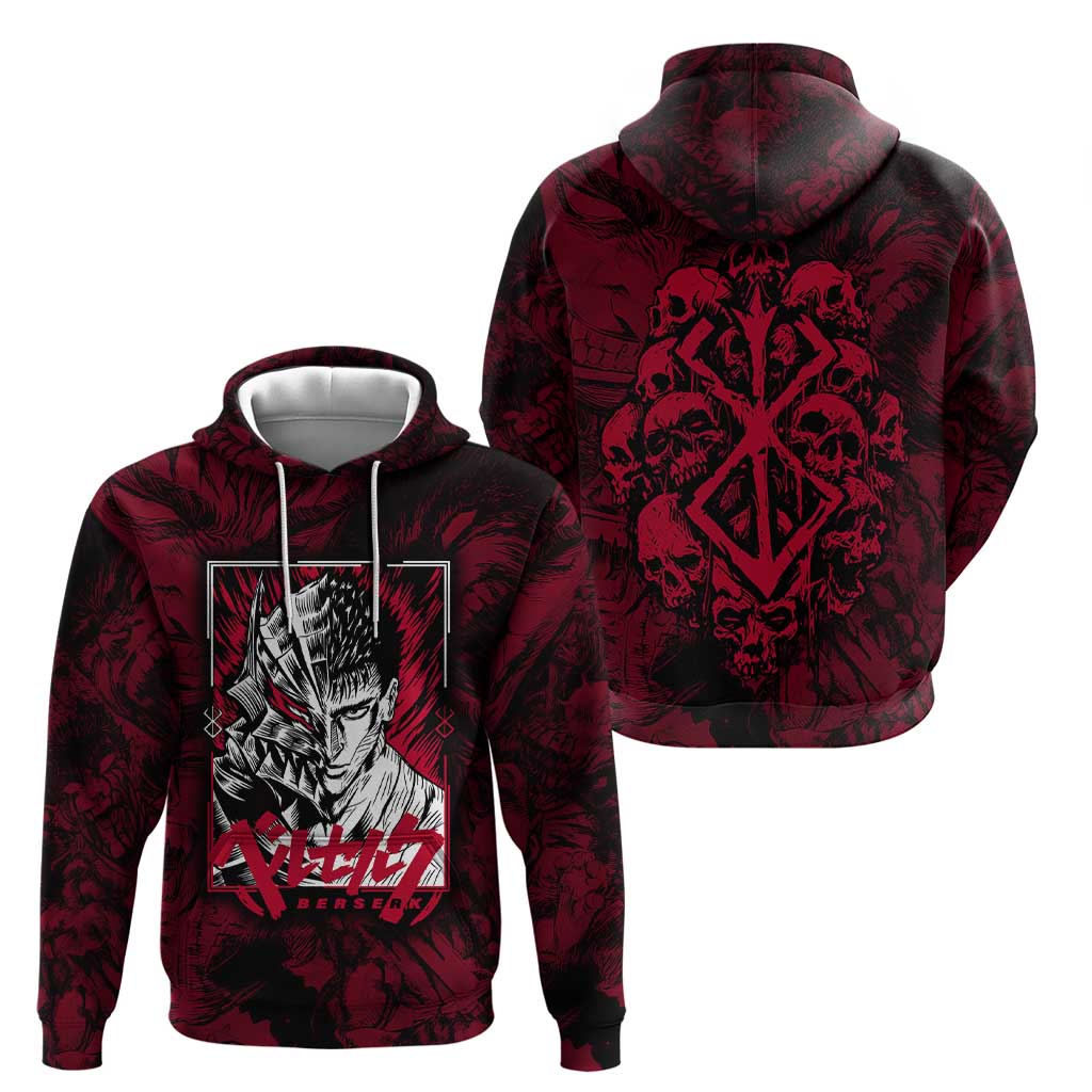 Guts Metal - Bererk Hoodie Anime Style - The Mazicc