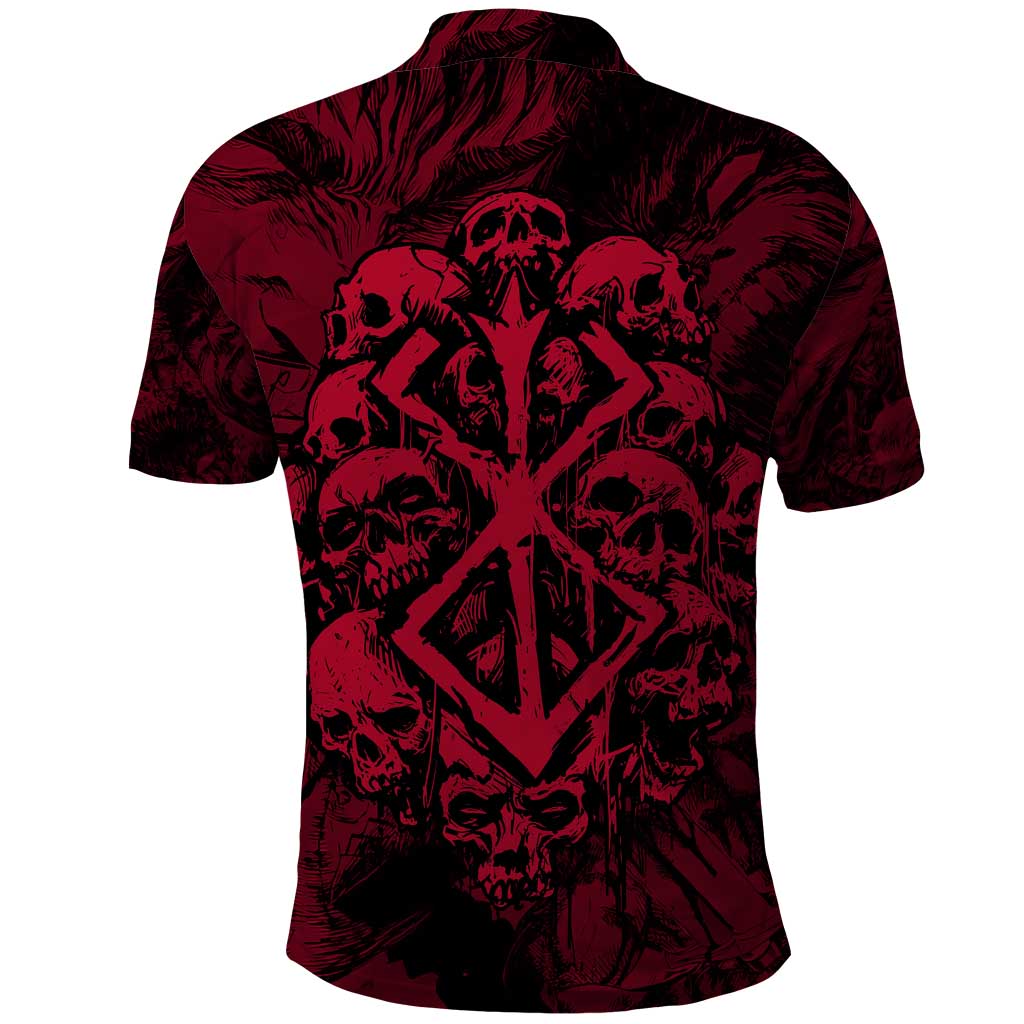 Guts Metal - Bererk Polo Shirt Anime Style - The Mazicc