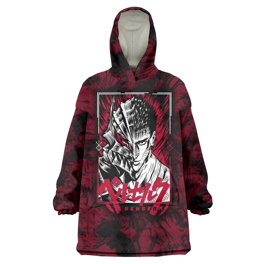Guts Metal - Bererk Wearable Blanket Hoodie Anime Style - The Mazicc