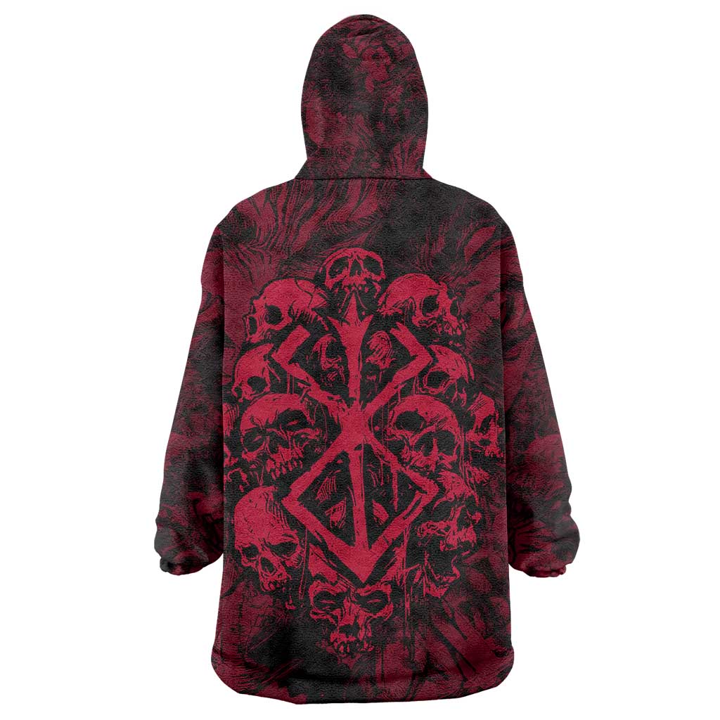 Guts Metal - Bererk Wearable Blanket Hoodie Anime Style - The Mazicc