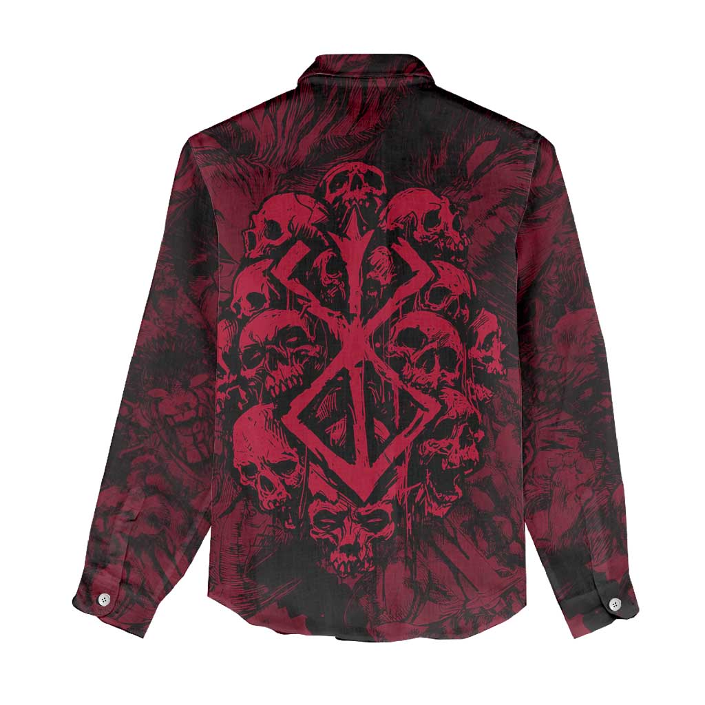 Guts Metal - Bererk Women Casual Shirt Anime Style - The Mazicc