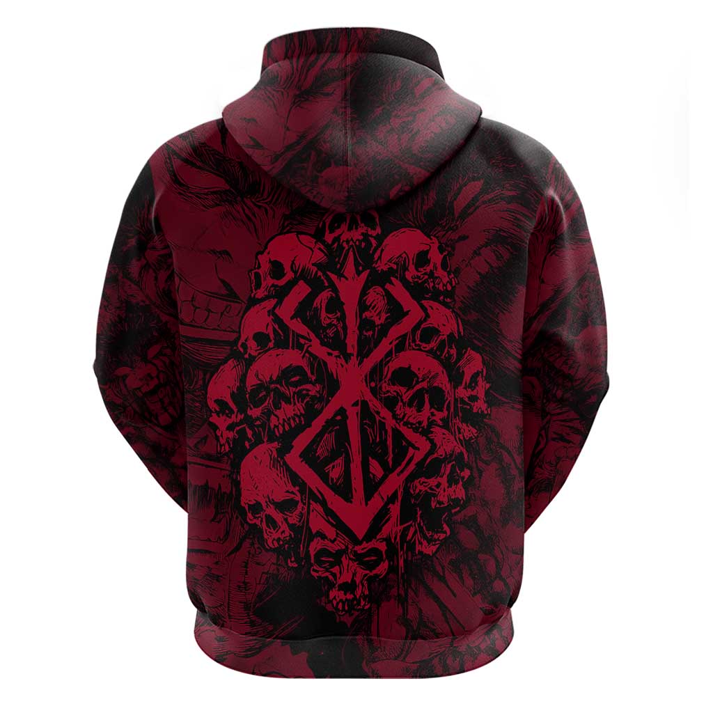 Guts Metal - Bererk Zip Hoodie Anime Style
