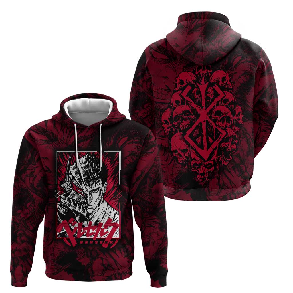 Guts Metal - Bererk Zip Hoodie Anime Style