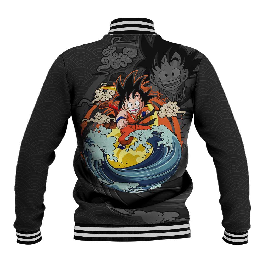 Goku Kid - Dragon Ball Baseball Jacket Anime Style - The Mazicc