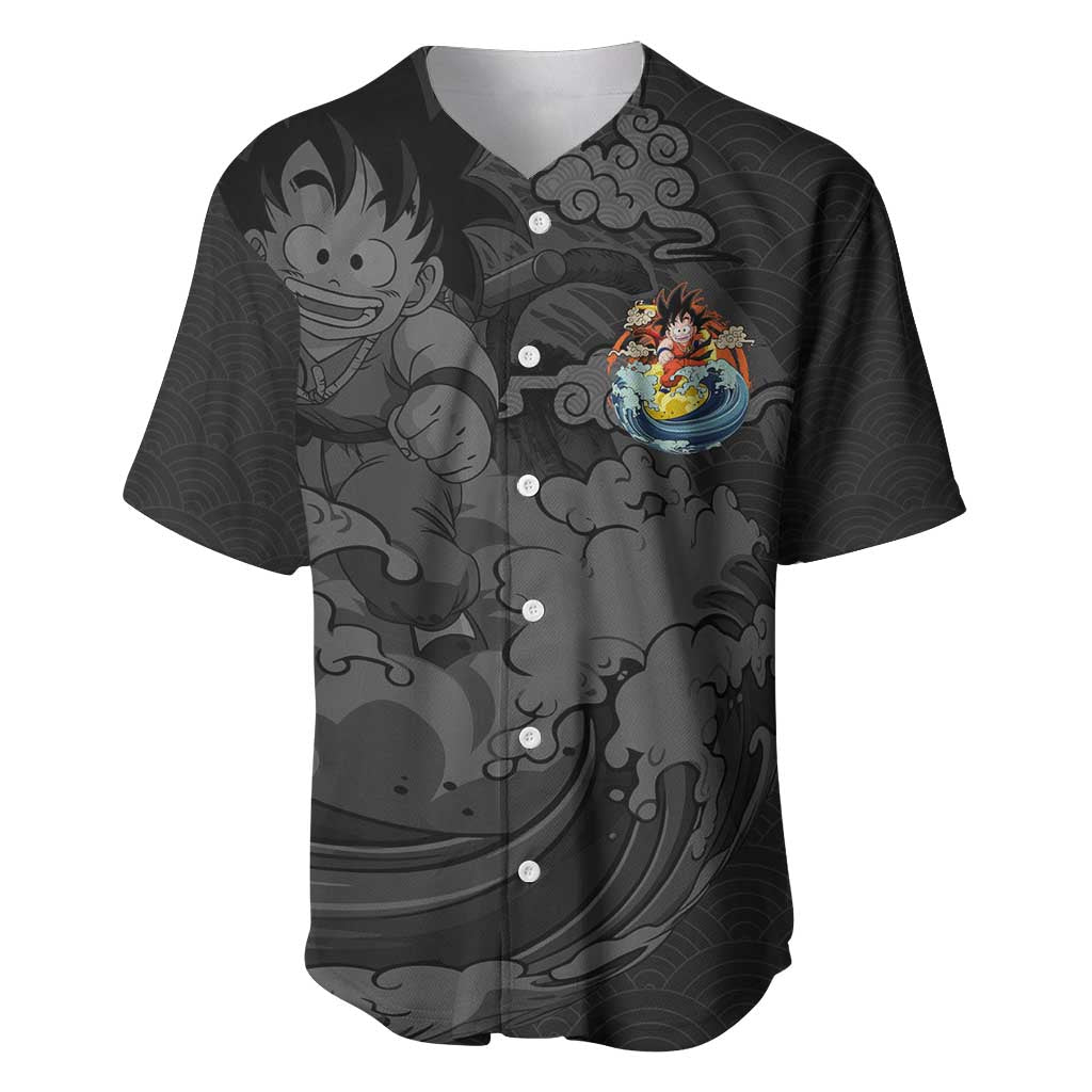Goku Kid - Dragon Ball Baseball Jersey Anime Style - The Mazicc