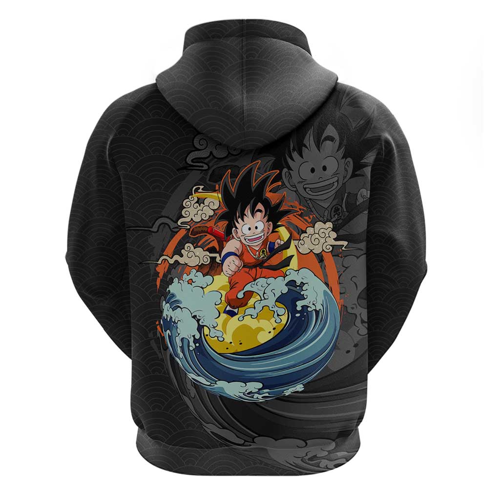 Goku Kid - Dragon Ball Hoodie Anime Style - The Mazicc