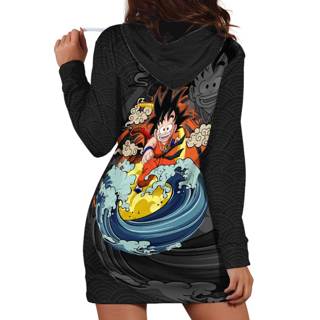 Goku Kid - Dragon Ball Hoodie Dress Anime Style - The Mazicc