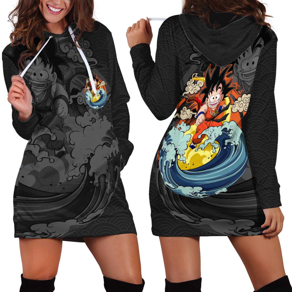 Goku Kid - Dragon Ball Hoodie Dress Anime Style - The Mazicc