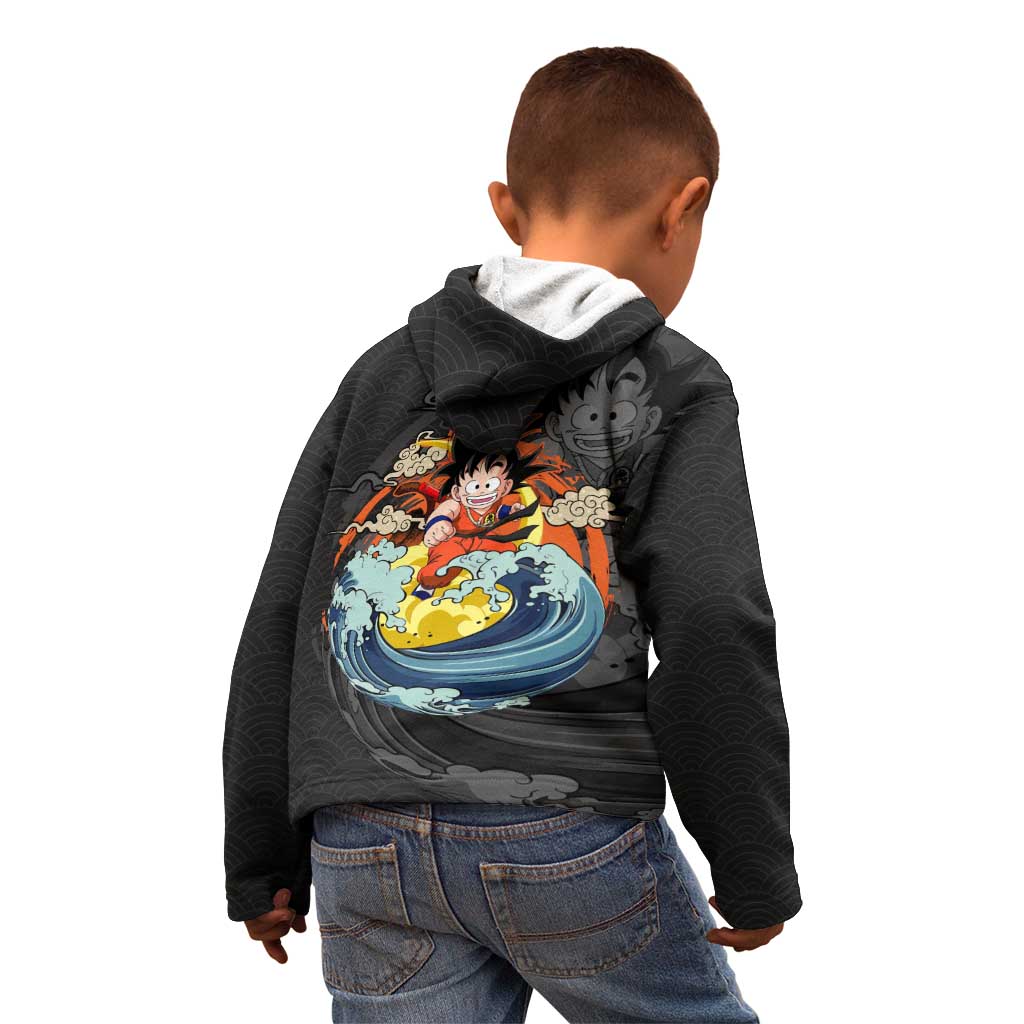 Goku Kid - Dragon Ball Kid Hoodie Anime Style - The Mazicc