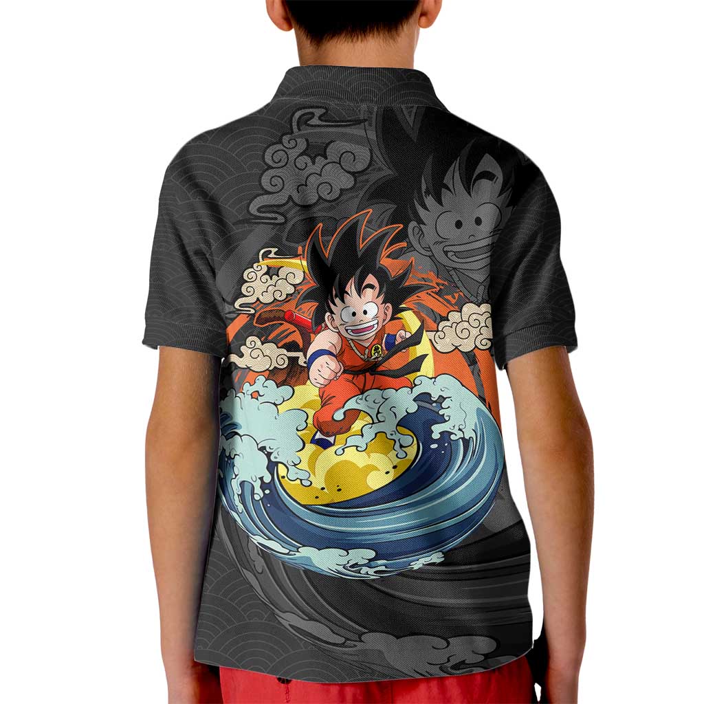 Goku Kid - Dragon Ball Kid Polo Shirt Anime Style - The Mazicc