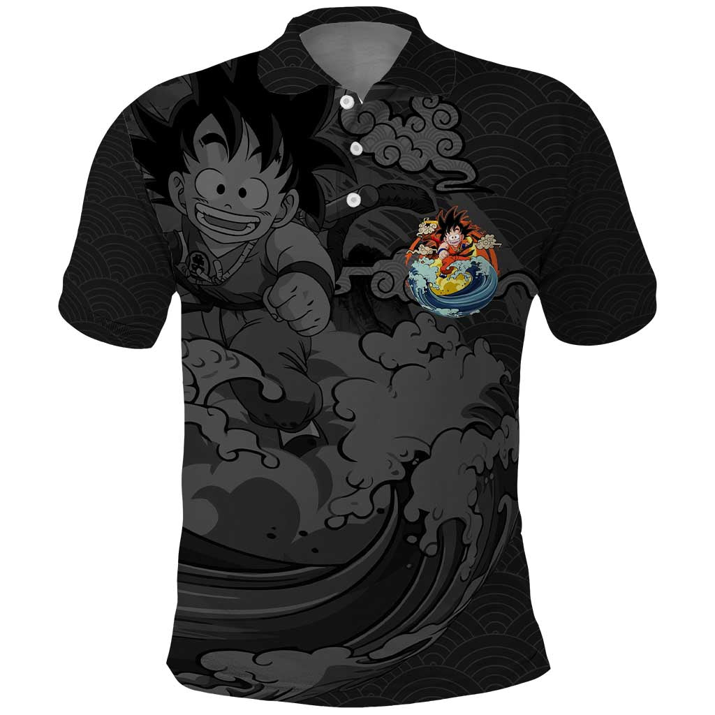 Goku Kid - Dragon Ball Polo Shirt Anime Style - The Mazicc