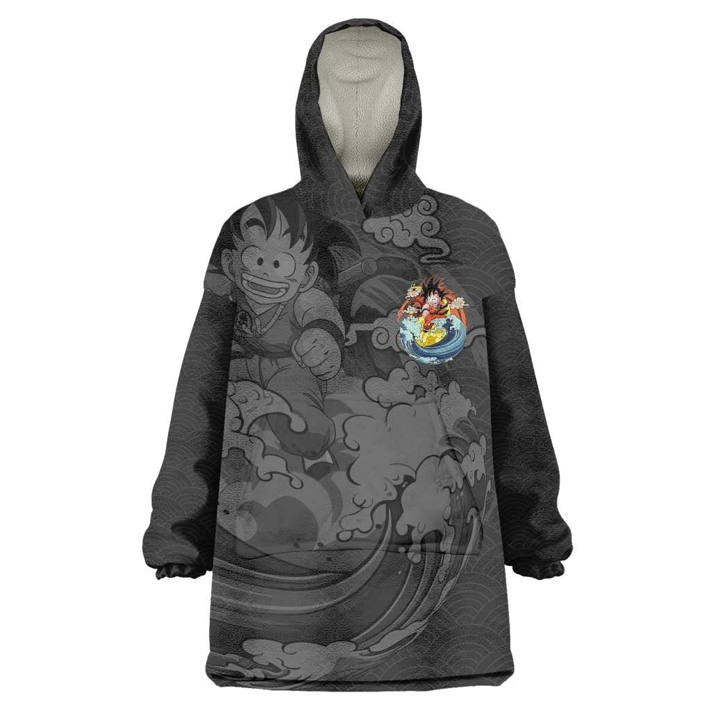 Goku Kid - Dragon Ball Wearable Blanket Hoodie Anime Style - The Mazicc