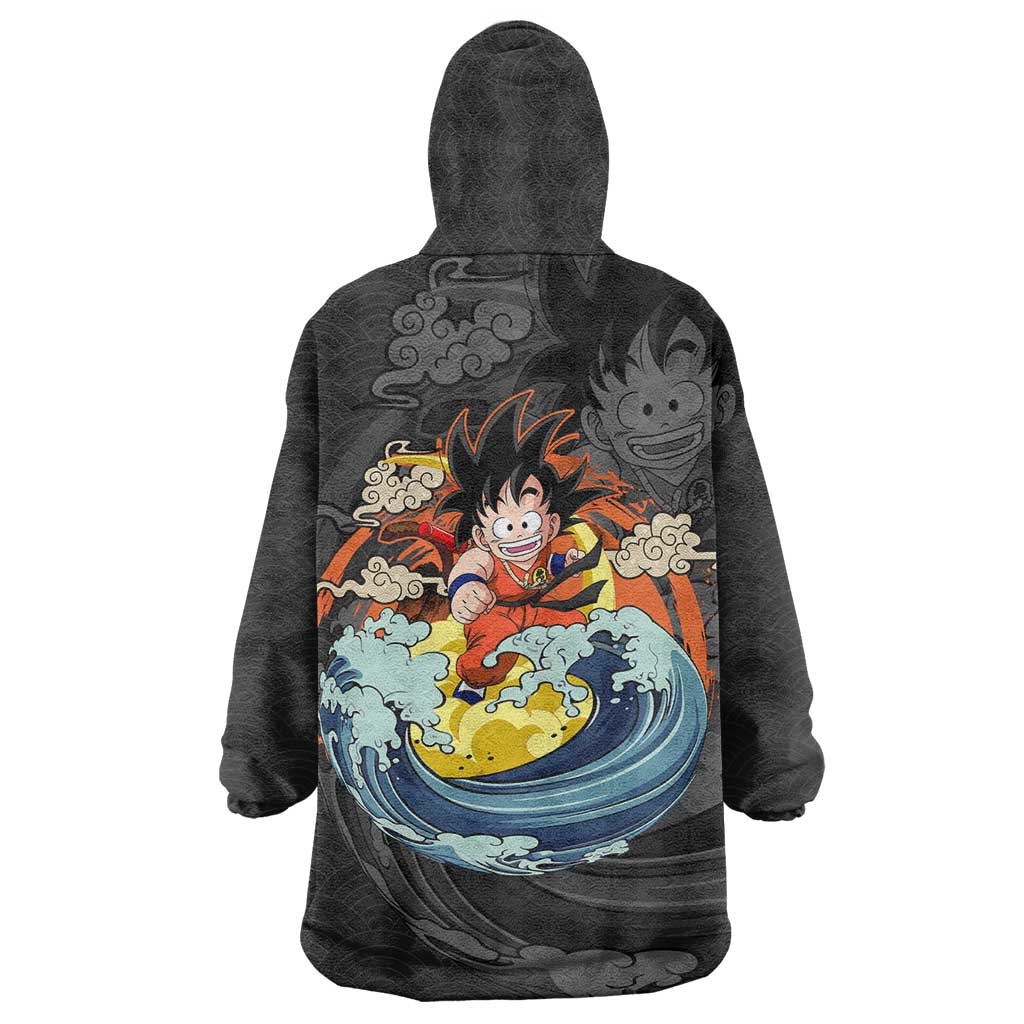 Goku Kid - Dragon Ball Wearable Blanket Hoodie Anime Style - The Mazicc