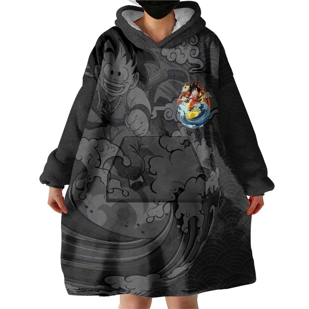 Goku Kid - Dragon Ball Wearable Blanket Hoodie Anime Style - The Mazicc