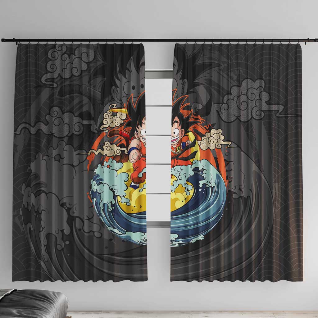 Goku Kid - Dragon Ball Window Curtain Anime Style - The Mazicc