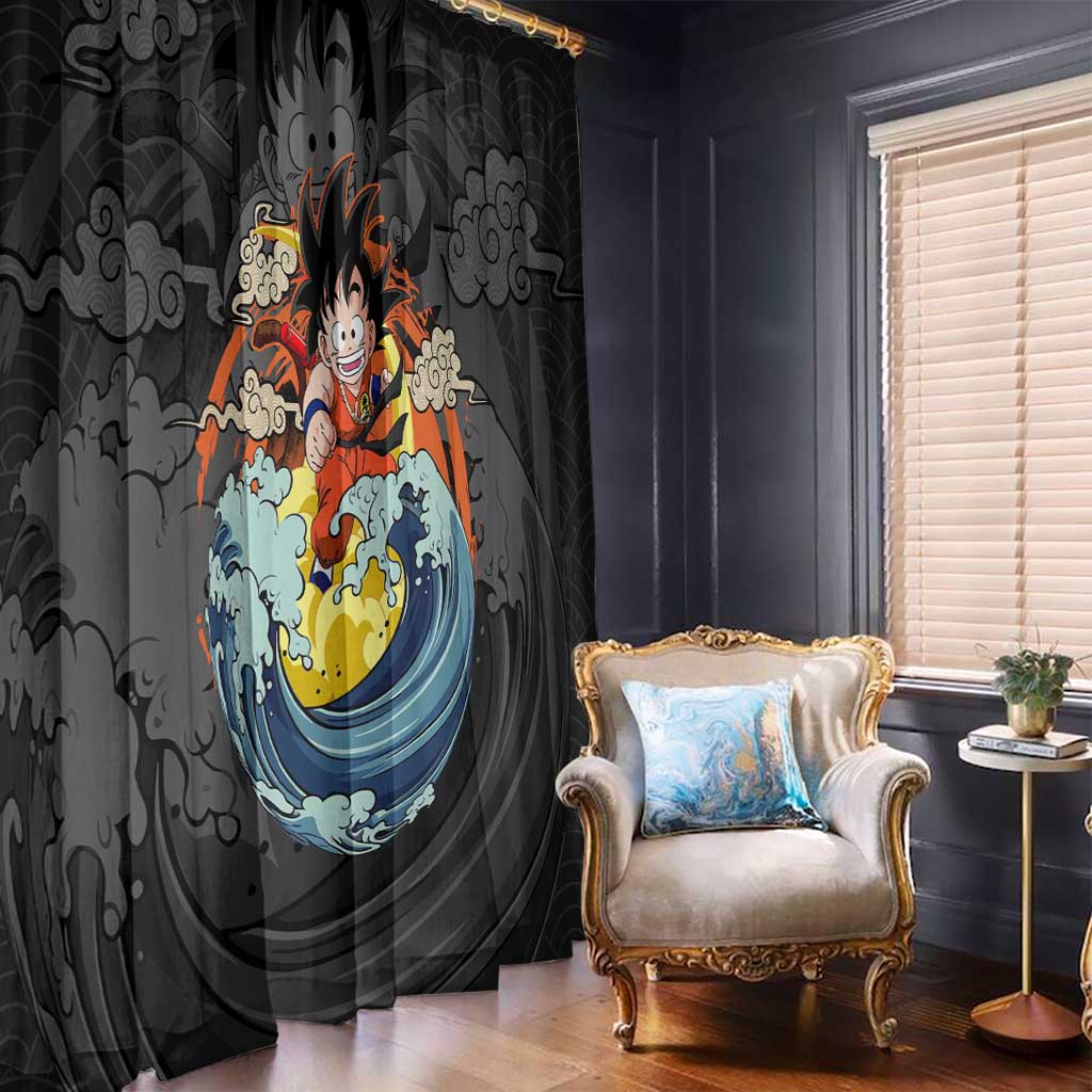 Goku Kid - Dragon Ball Window Curtain Anime Style - The Mazicc