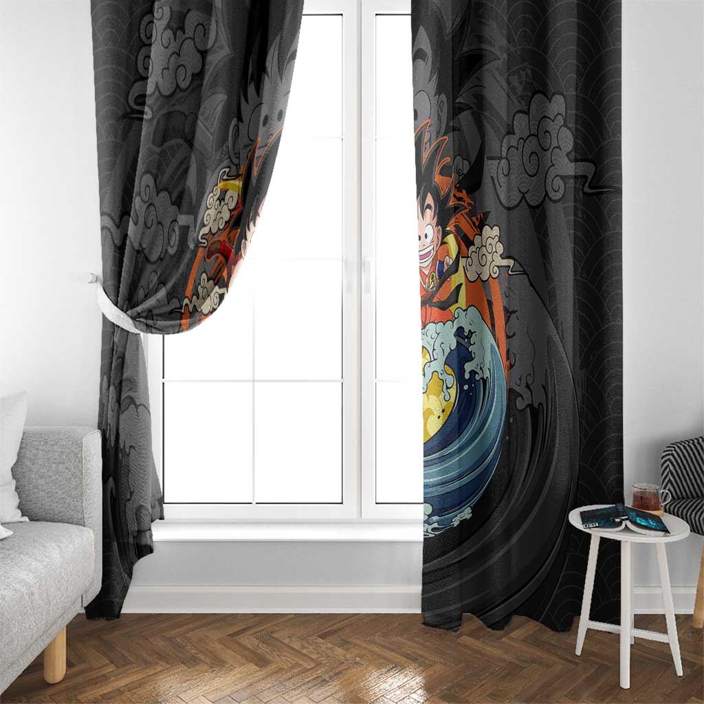 Goku Kid - Dragon Ball Window Curtain Anime Style - The Mazicc