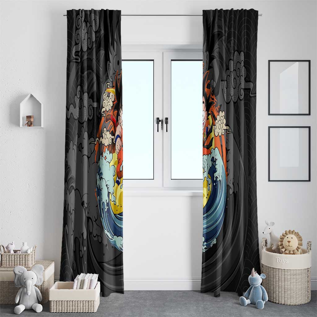 Goku Kid - Dragon Ball Window Curtain Anime Style - The Mazicc