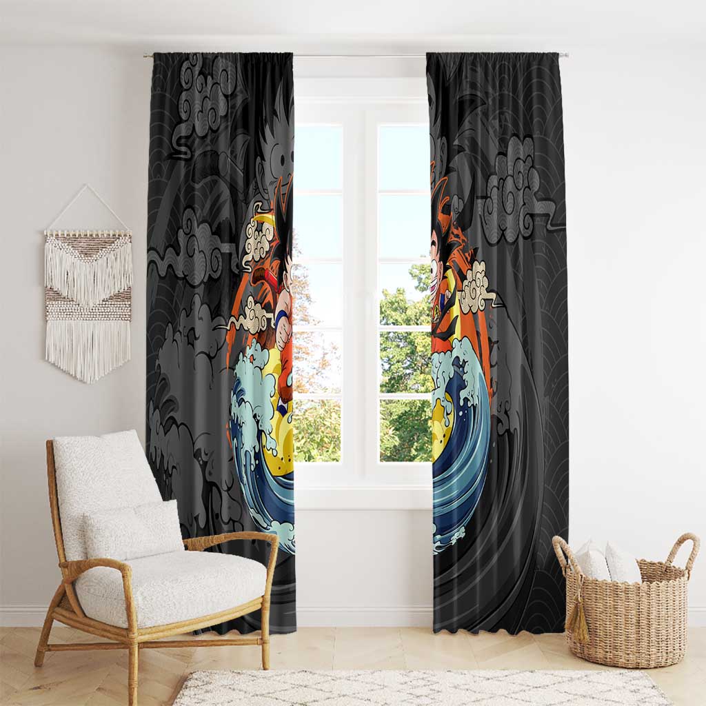 Goku Kid - Dragon Ball Window Curtain Anime Style - The Mazicc