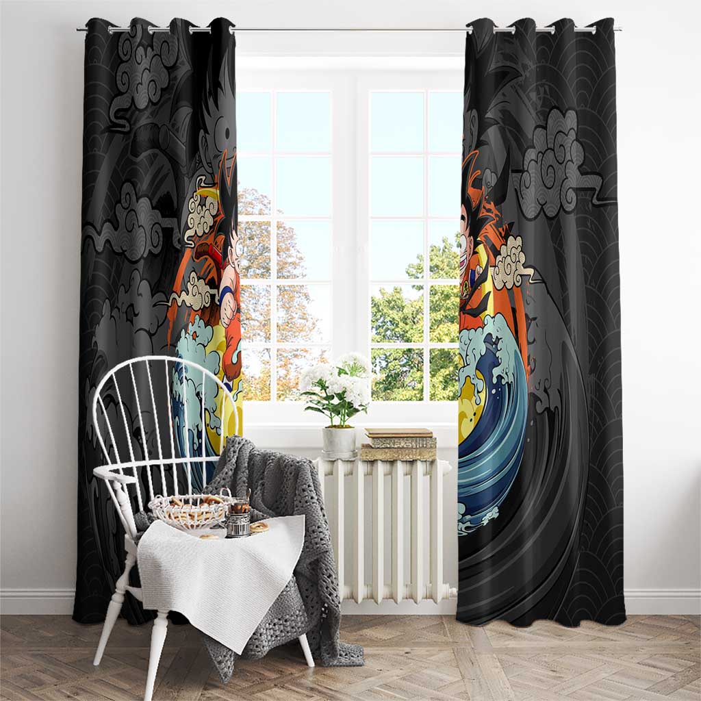 Goku Kid - Dragon Ball Window Curtain Anime Style - The Mazicc