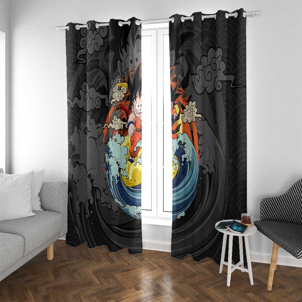 Goku Kid - Dragon Ball Window Curtain Anime Style - The Mazicc