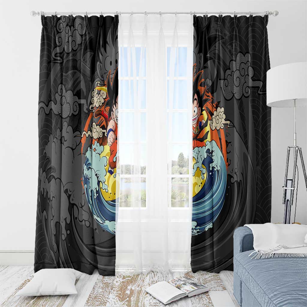 Goku Kid - Dragon Ball Window Curtain Anime Style - The Mazicc