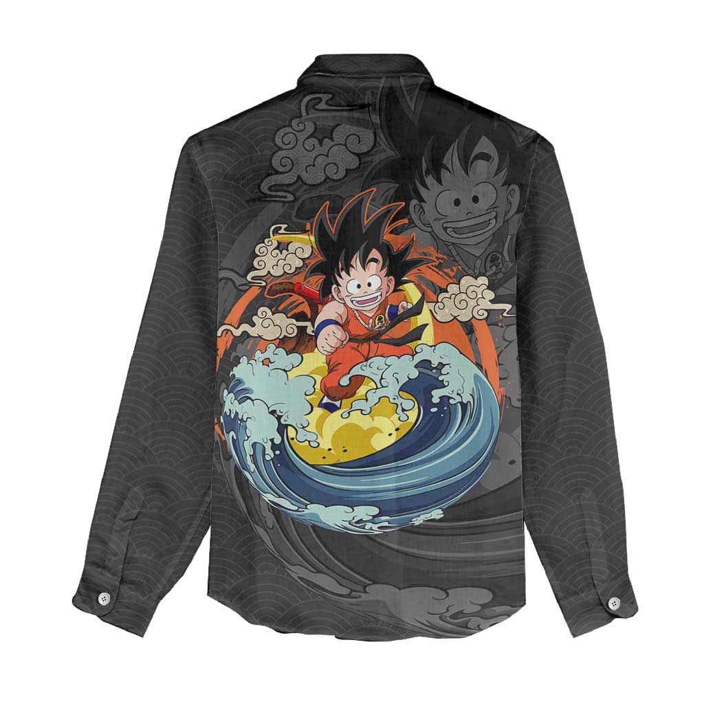Goku Kid - Dragon Ball Women Casual Shirt Anime Style - The Mazicc