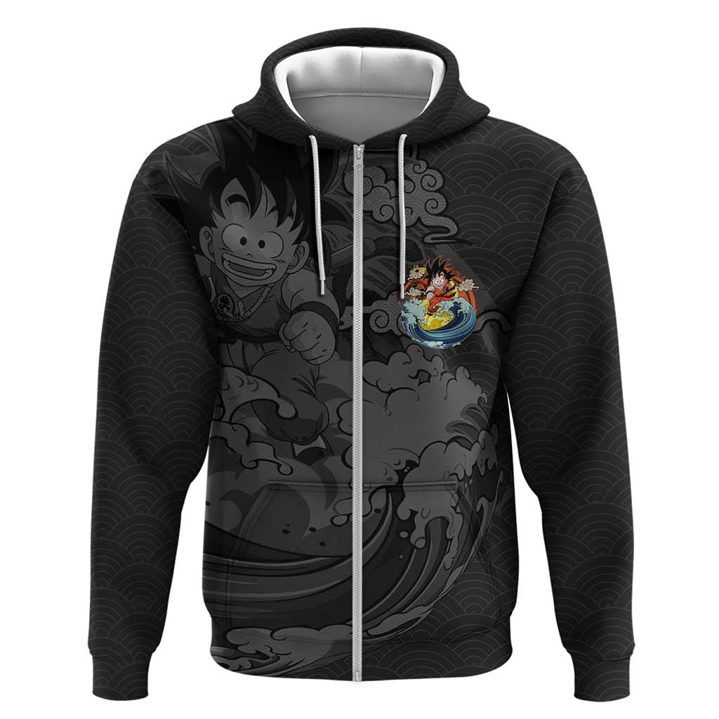 Goku Kid - Dragon Ball Zip Hoodie Anime Style