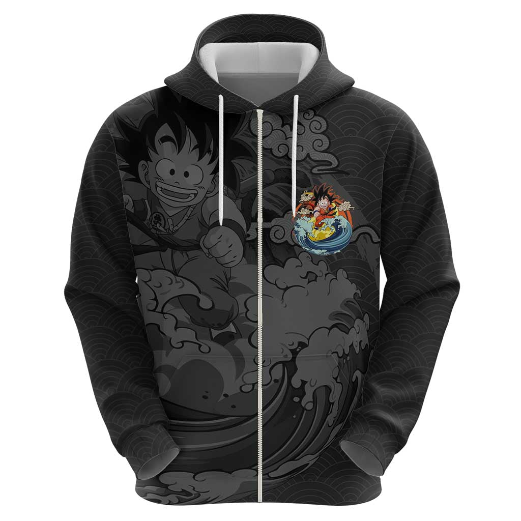 Goku Kid - Dragon Ball Zip Hoodie Anime Style