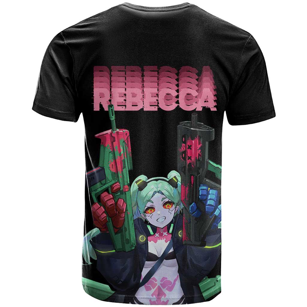 Rebecca - Cyberpunk Edgerunners T Shirt Anime Style