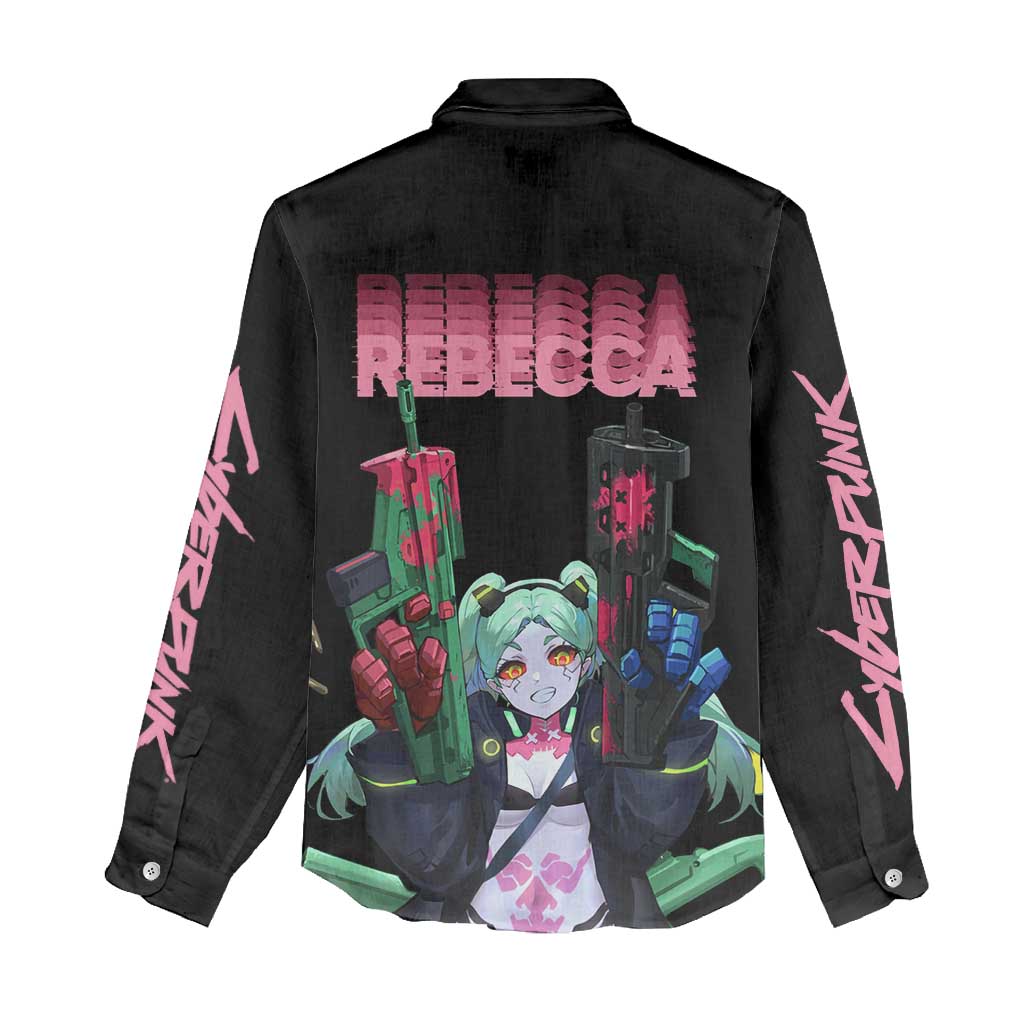Rebecca - Cyberpunk Edgerunners Women Casual Shirt Anime Style