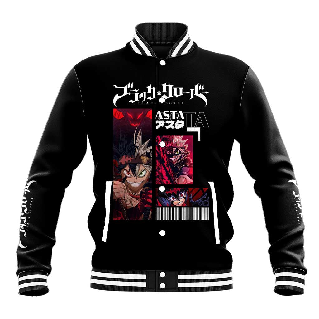 Asta - Black Clover Baseball Jacket Anime Style
