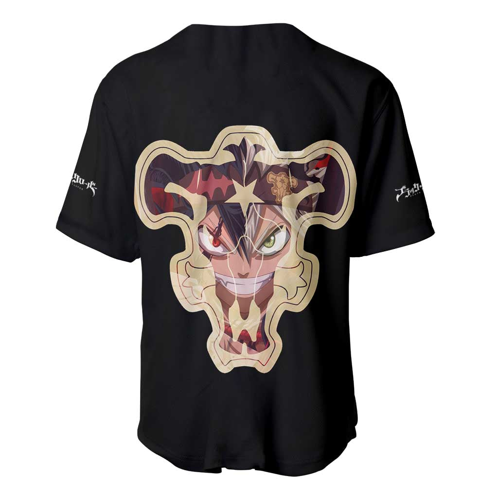 Asta - Black Clover Baseball Jersey Anime Style