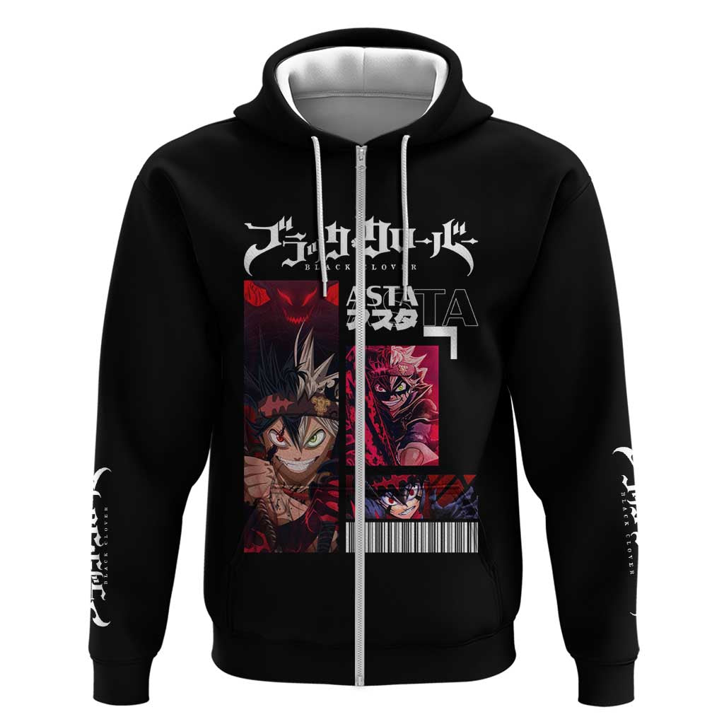 Asta - Black Clover Hoodie Anime Style