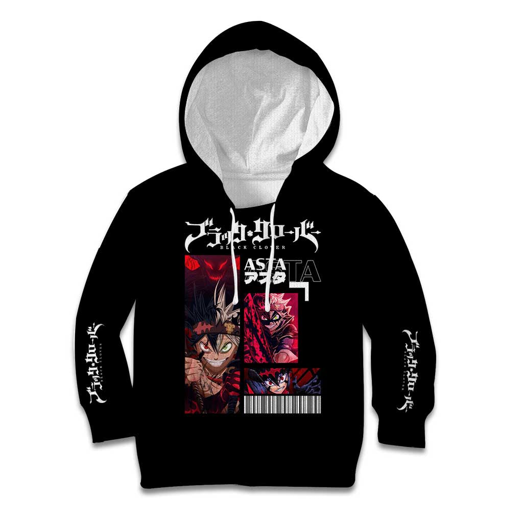 Asta - Black Clover Kid Hoodie Anime Style