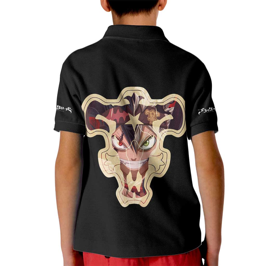 Asta - Black Clover Kid Polo Shirt Anime Style