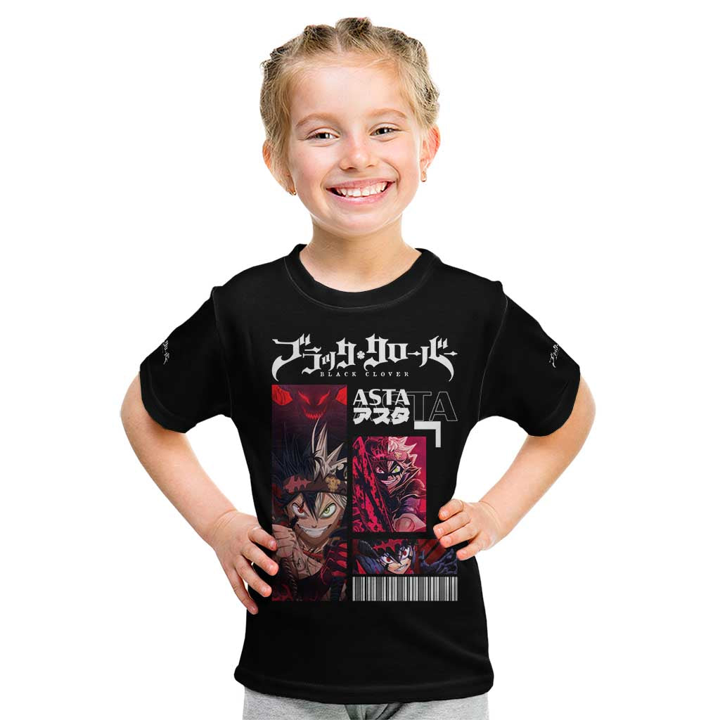 Asta - Black Clover Kid T Shirt Anime Style