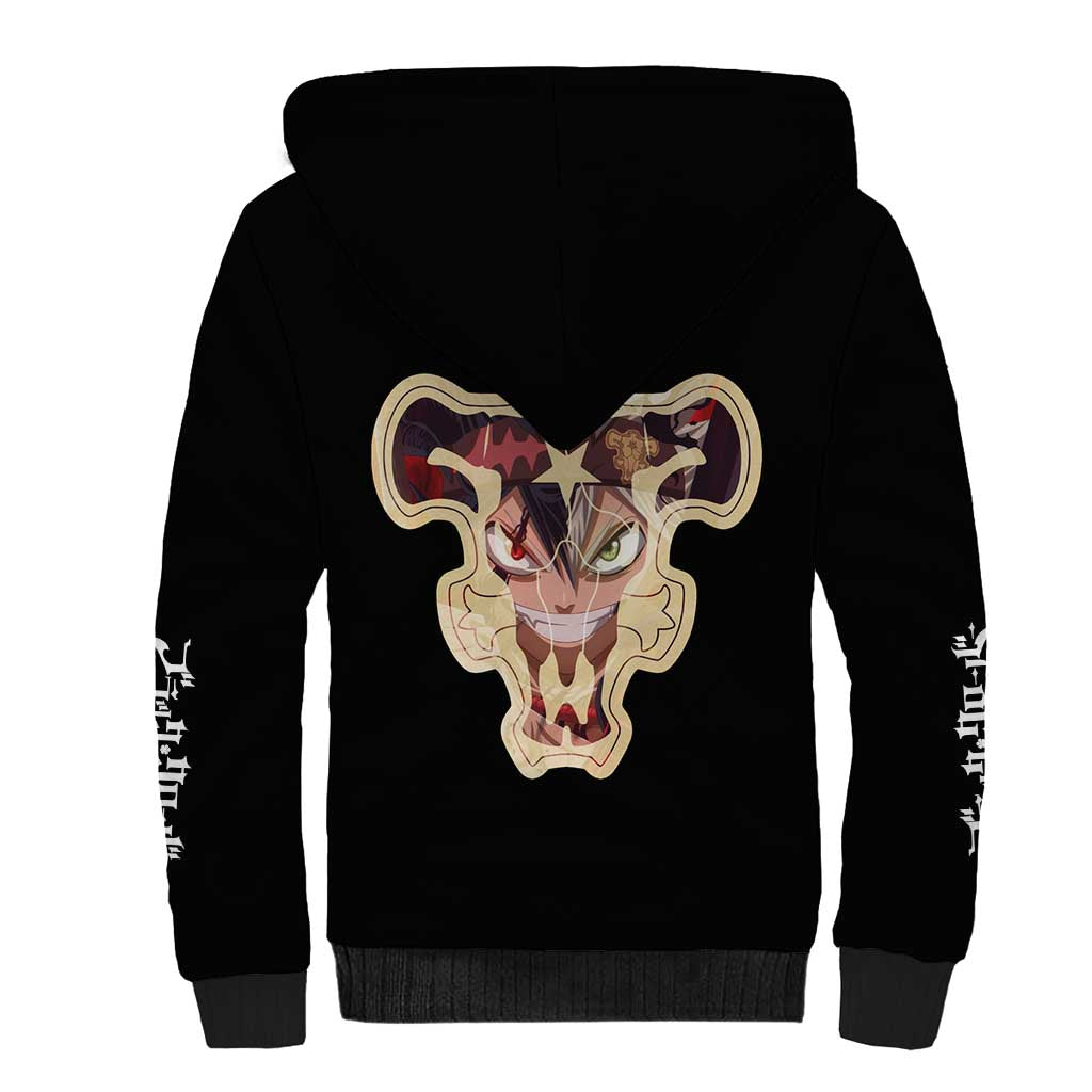 Asta - Black Clover Sherpa Hoodie Anime Style