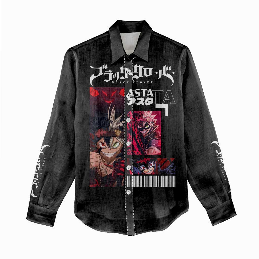 Asta - Black Clover Women Casual Shirt Anime Style