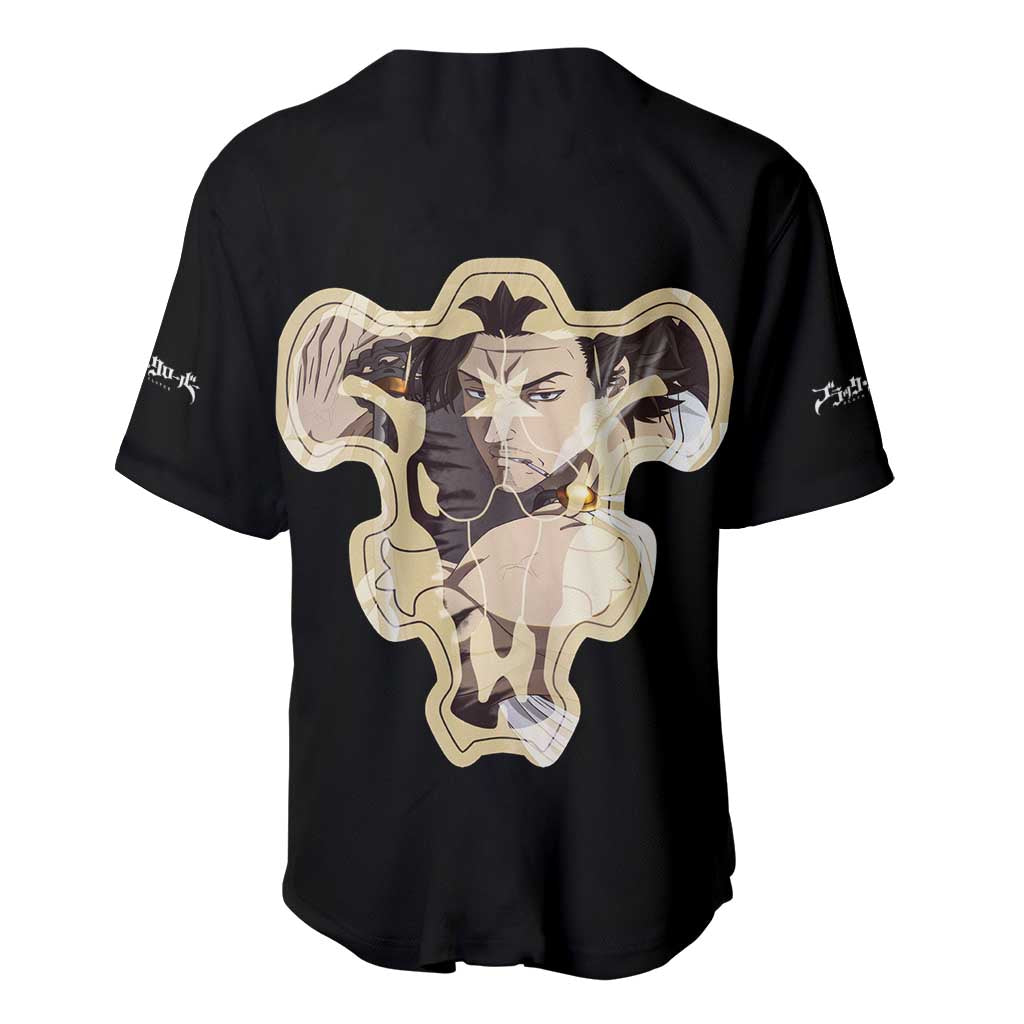 Yami Sukehiro - Black Clover Baseball Jersey Anime Style
