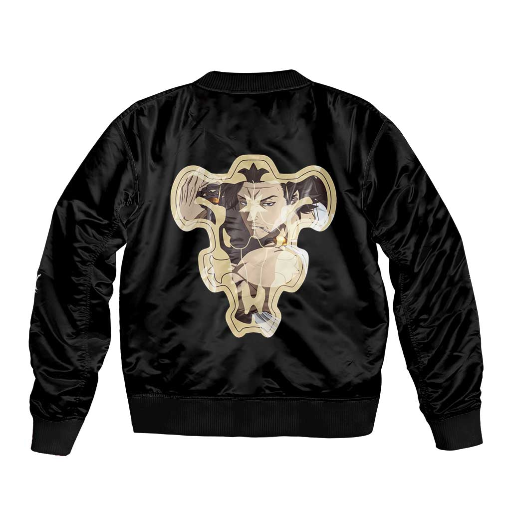 Yami Sukehiro - Black Clover Bomber Jacket Anime Style