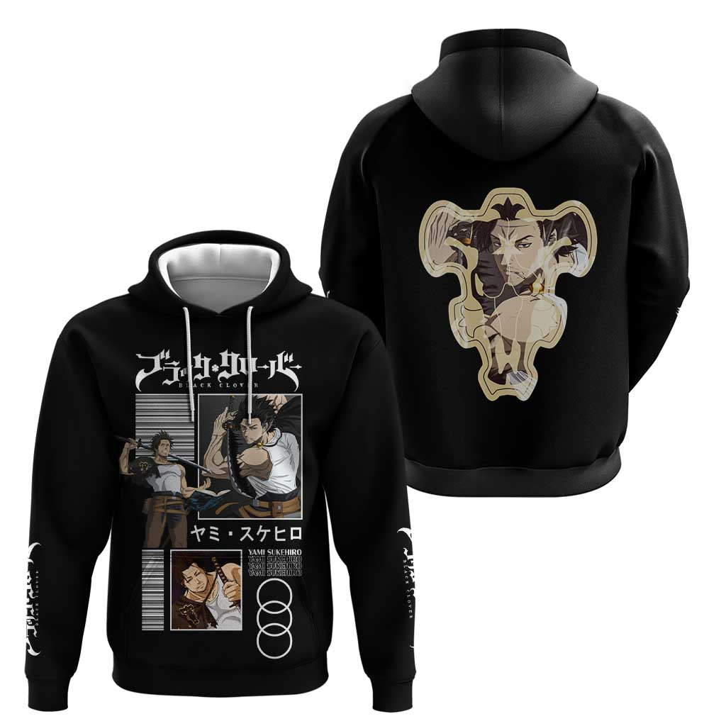 Yami Sukehiro - Black Clover Hoodie Anime Style