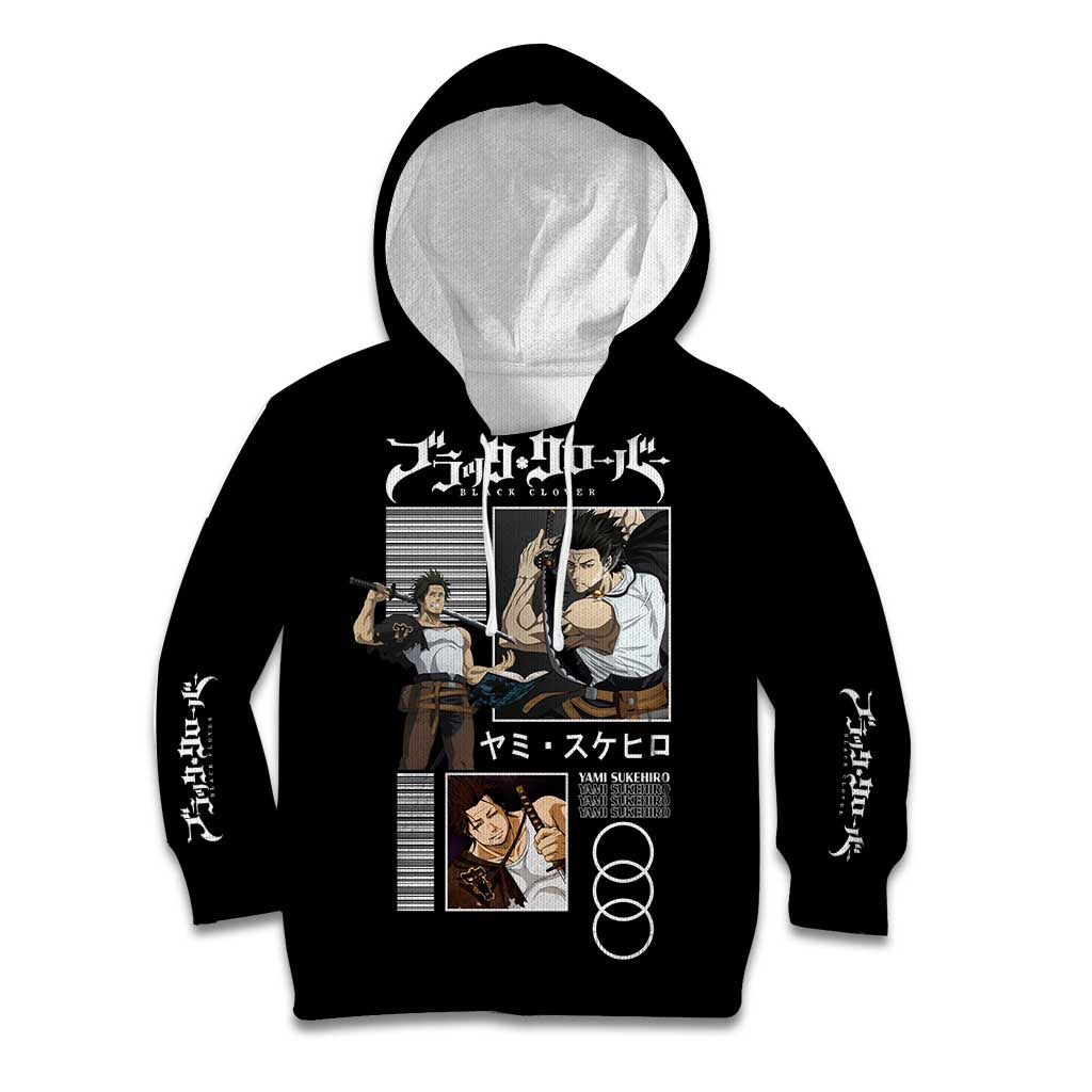 Yami Sukehiro - Black Clover Kid Hoodie Anime Style