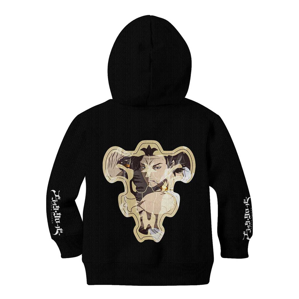 Yami Sukehiro - Black Clover Kid Hoodie Anime Style