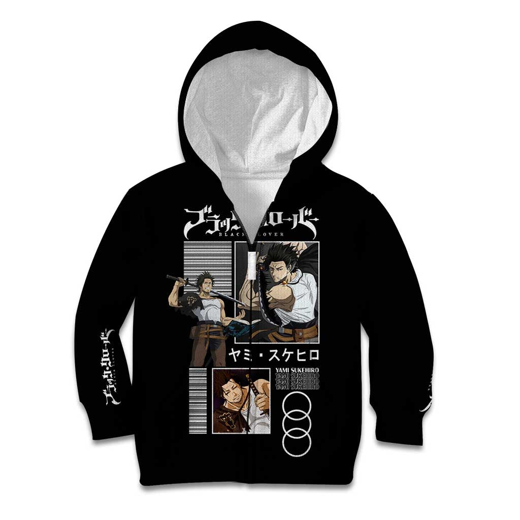 Yami Sukehiro - Black Clover Kid Hoodie Anime Style