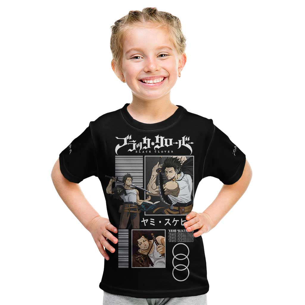 Yami Sukehiro - Black Clover Kid T Shirt Anime Style