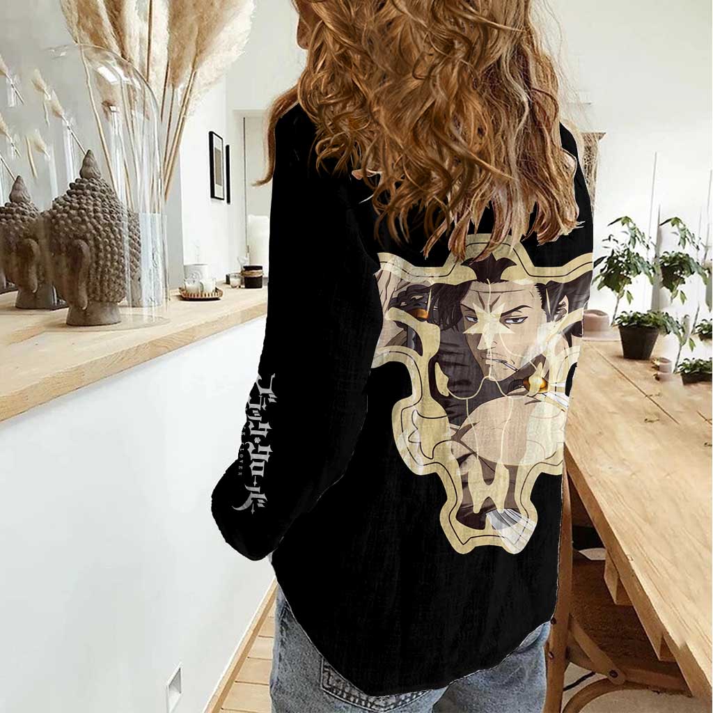 Yami Sukehiro - Black Clover Women Casual Shirt Anime Style