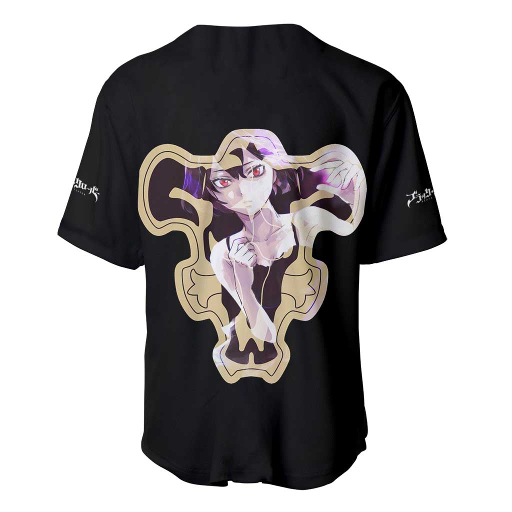 Secre Swallowtail - Black Clover Baseball Jersey Anime Style